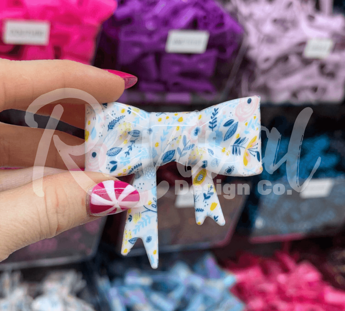 Among The Wildflowers - Silicone Bow Focal/Straw Topper
