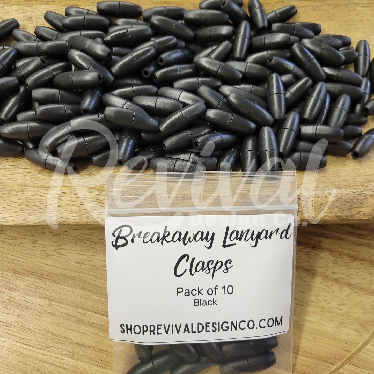 Black - Break-Away Lanyard Clasp