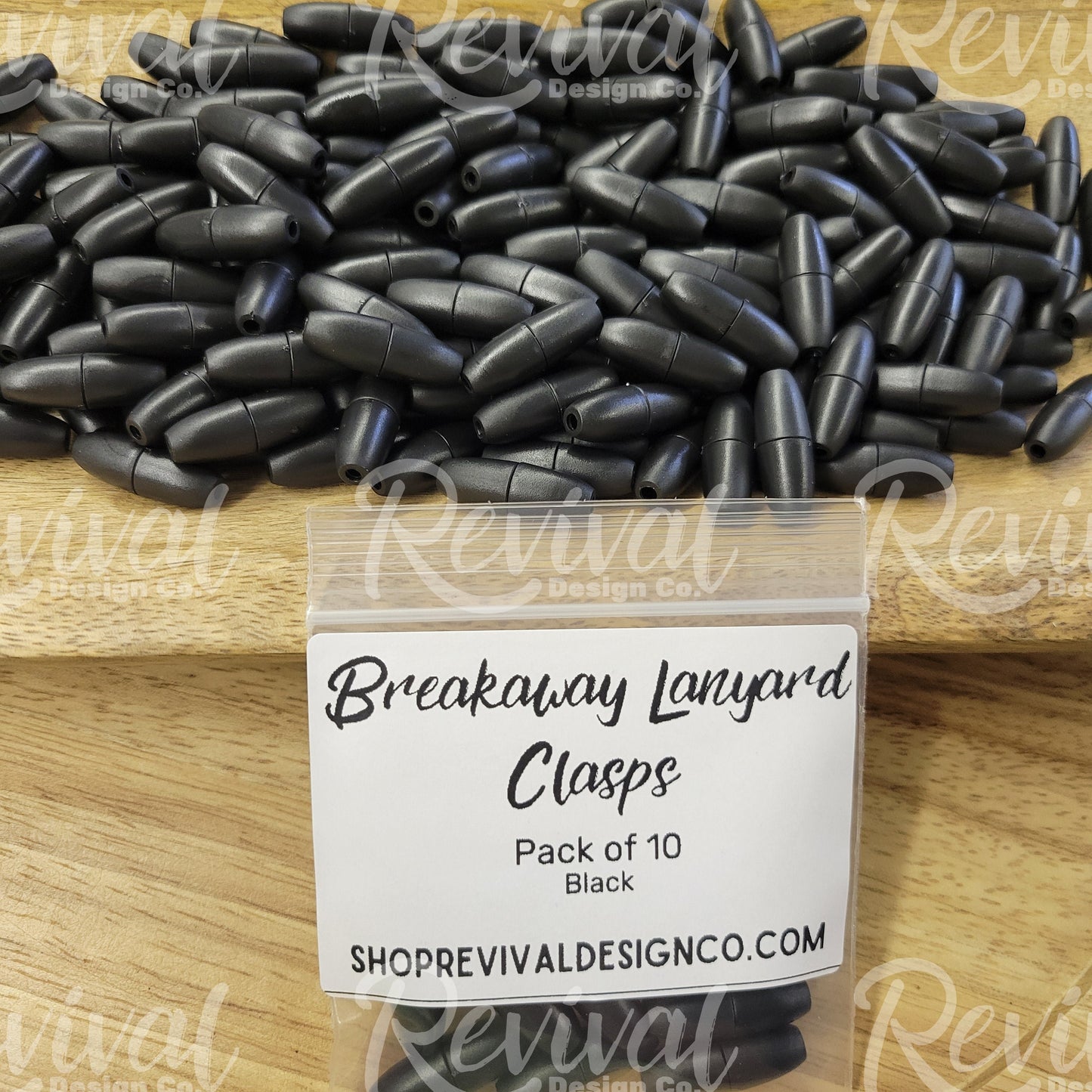 Black - Break-Away Lanyard Clasp