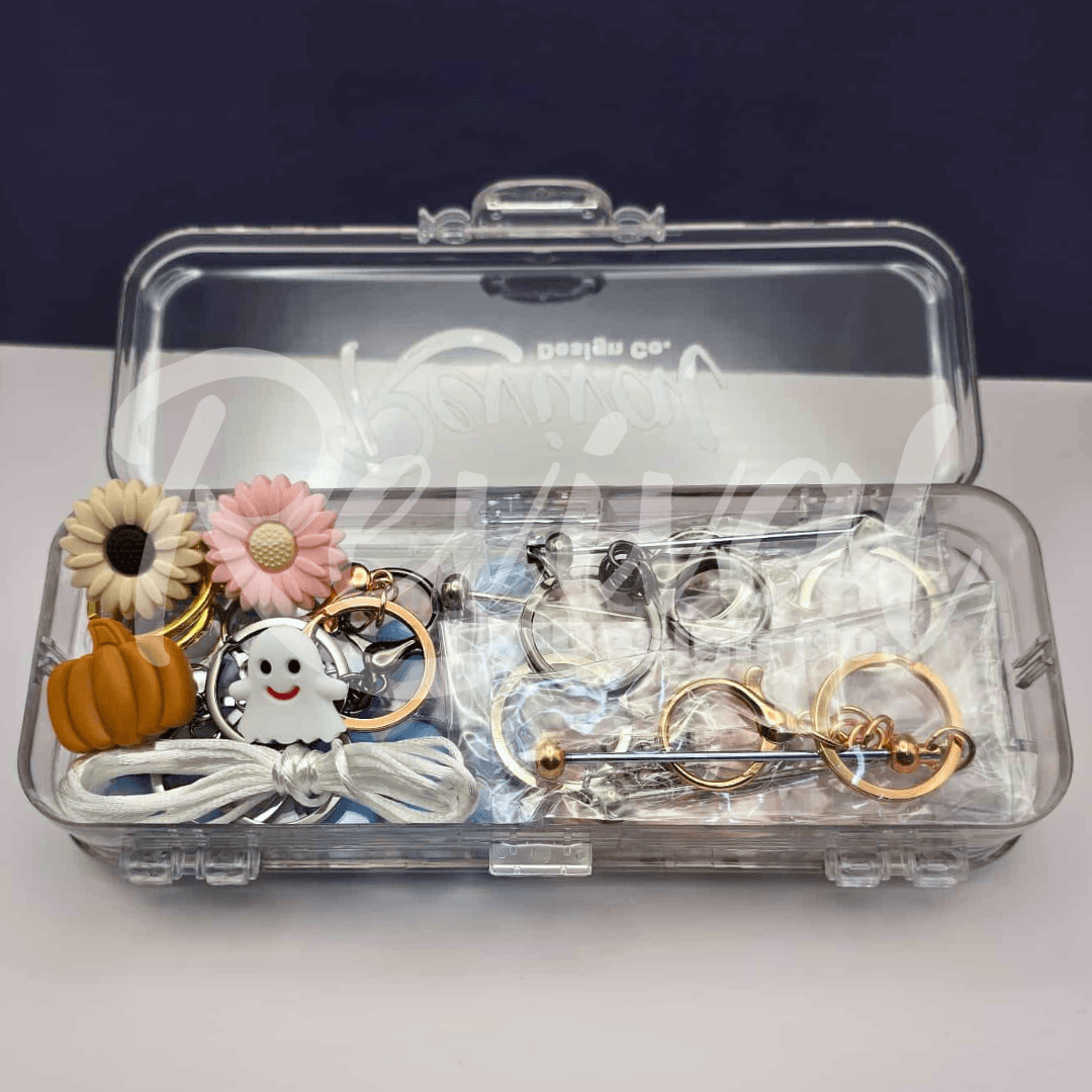 DIY Key Ring & Bar Key Chain Kit - Boo-tanical Blossom