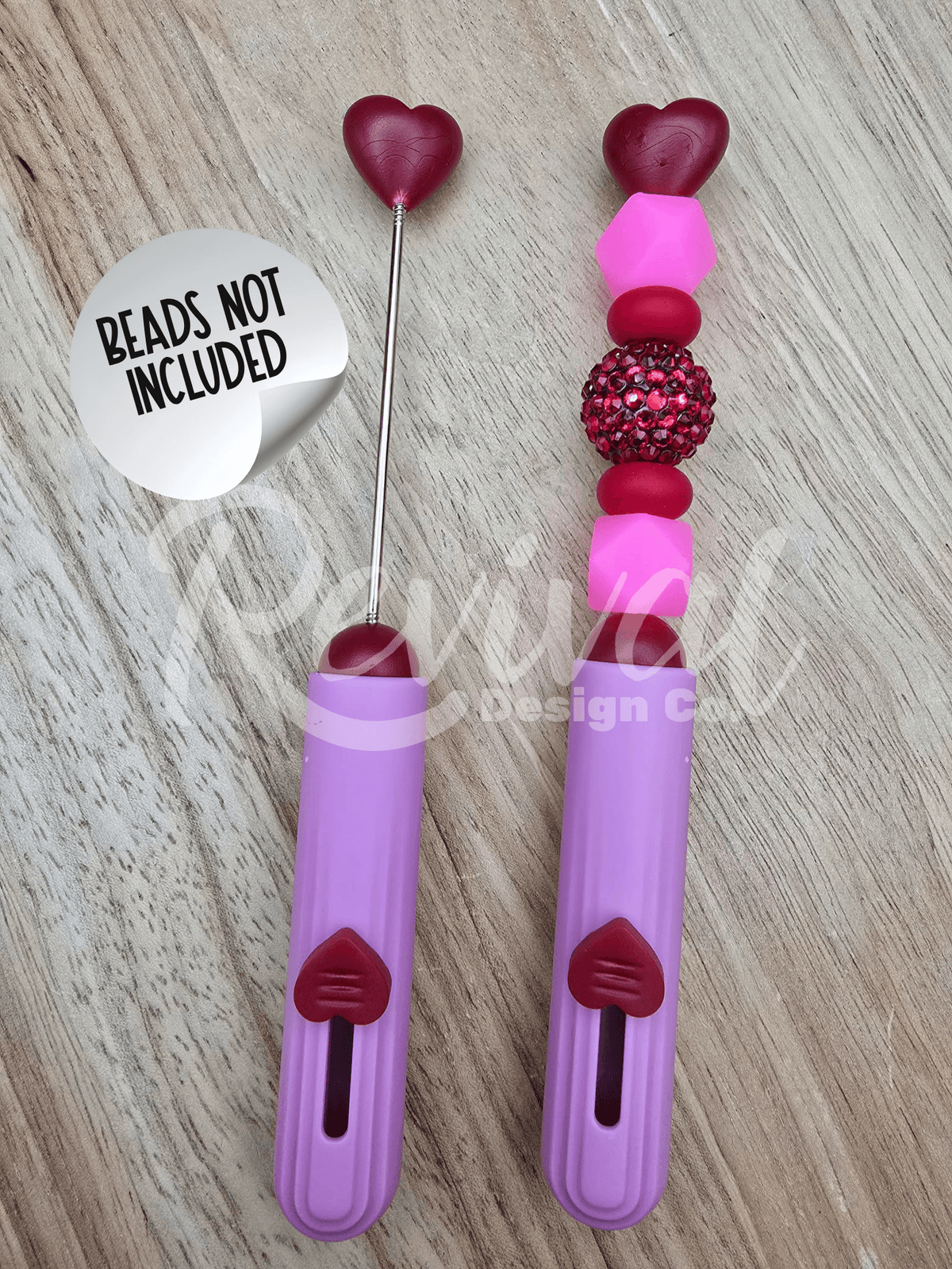 **DISCONTINUING** Beadable Heart Box Cutters - Pink