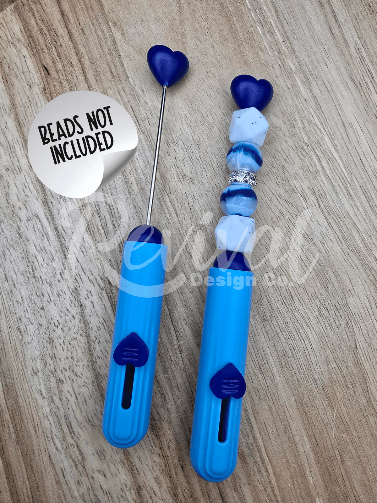 **DISCONTINUING** Beadable Heart Box Cutters - Baby Blue