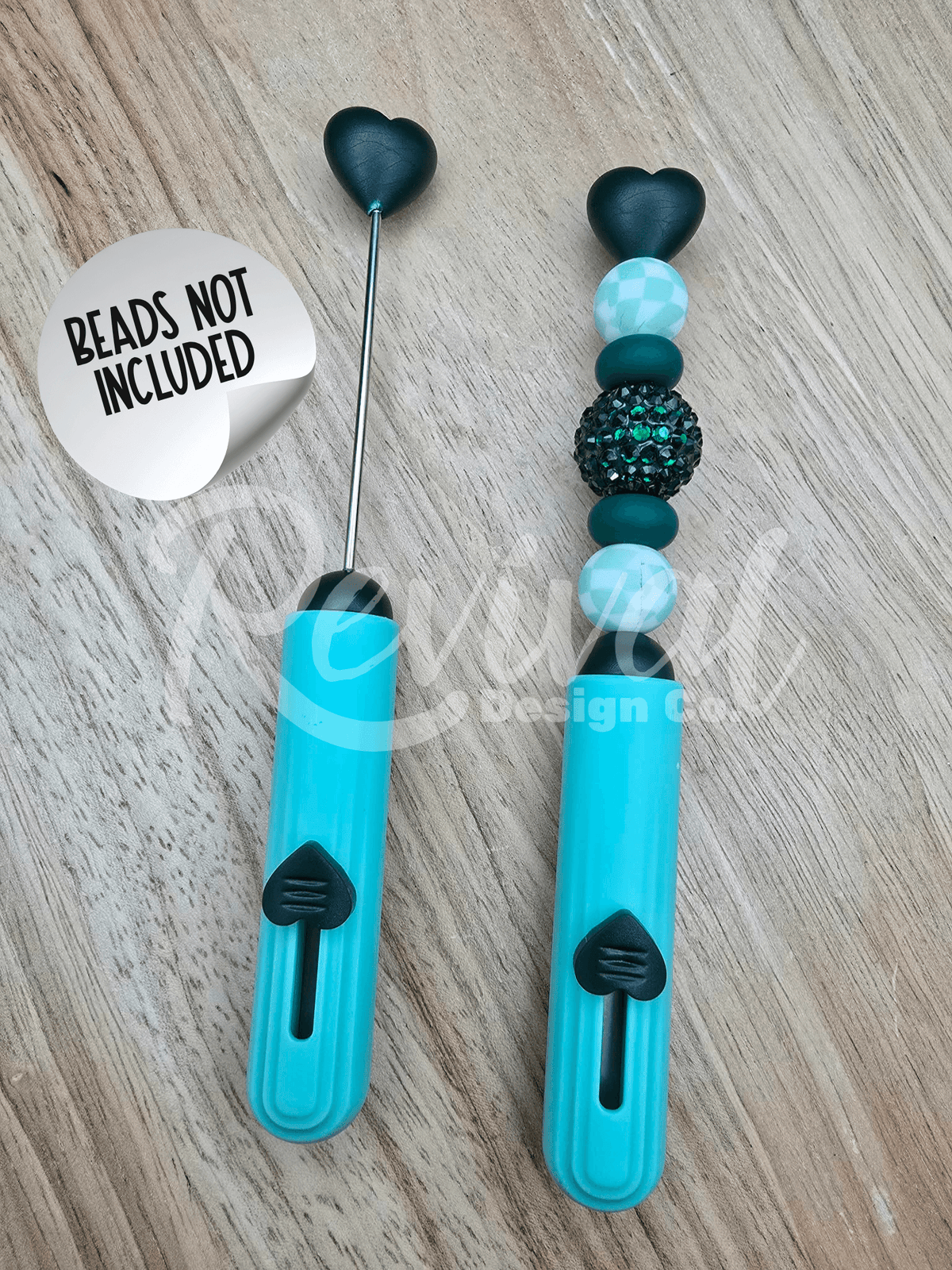 **DISCONTINUING** Beadable Heart Box Cutters - Seafoam