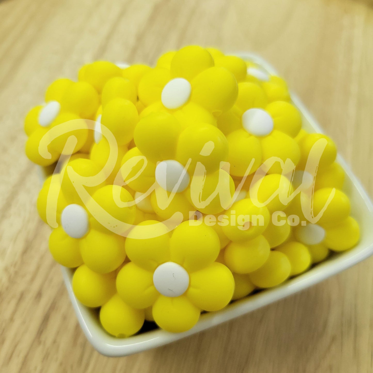 Buttercup Bubble Flower - Silicone Focal Bead