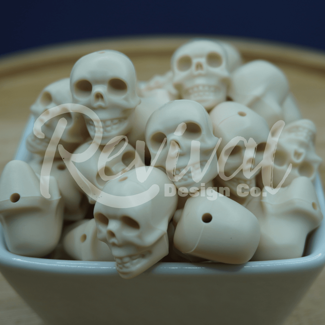 3D Cal-cium - Silicone Focal Bead
