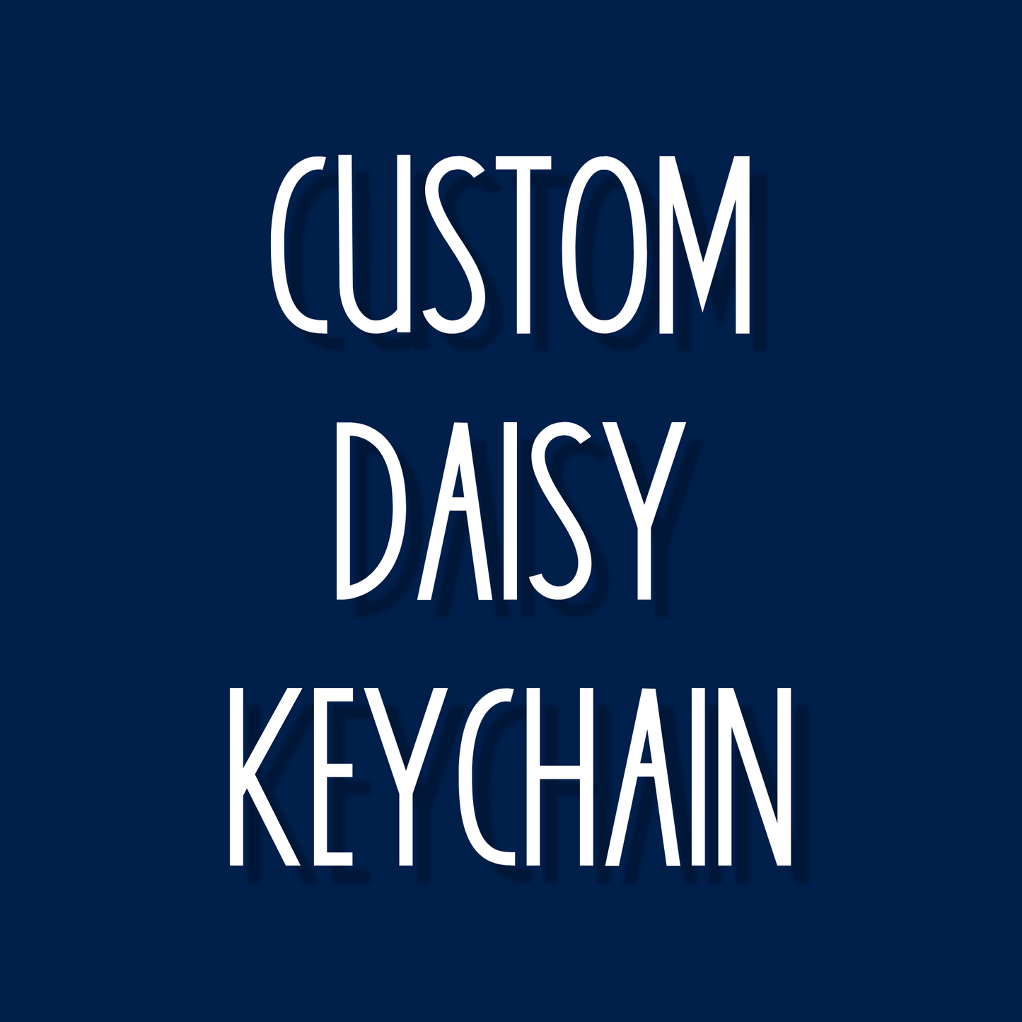 Custom Silicone Beaded Daisy Key Chain