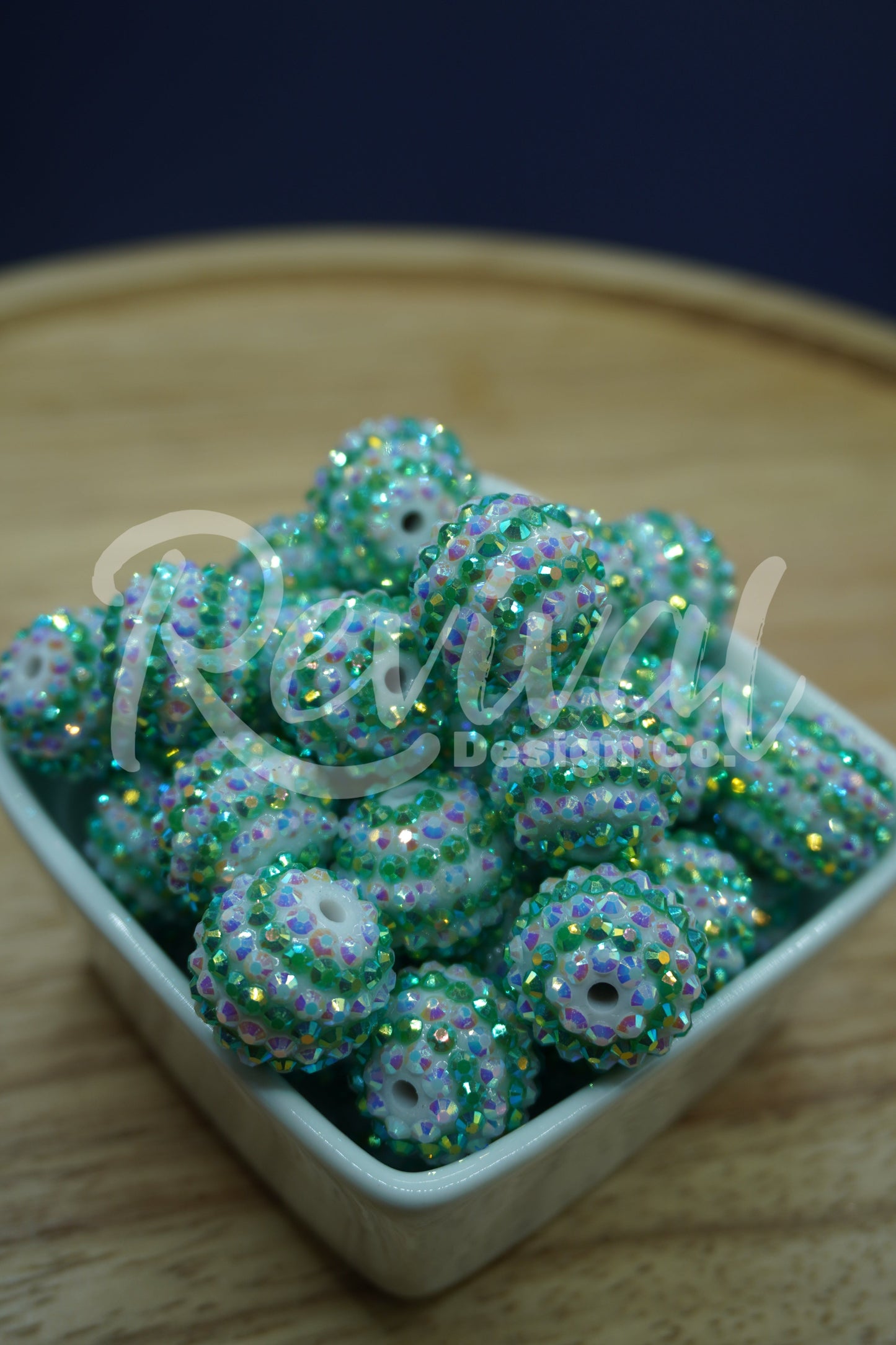 Minted Mayhem - Rhinestone Beads (Pack of 25)
