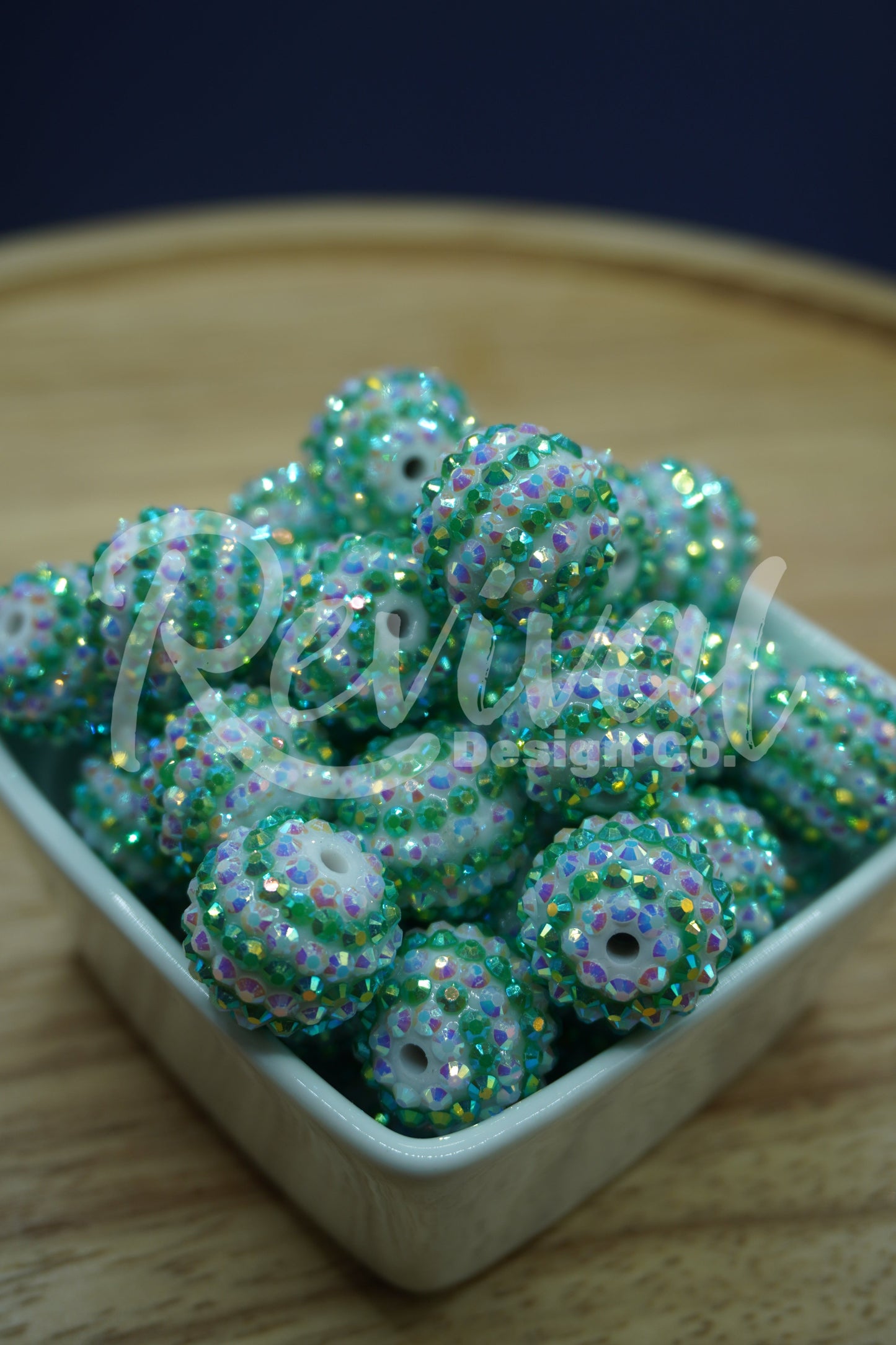 Minted Mayhem - Rhinestone Beads (Pack of 25)
