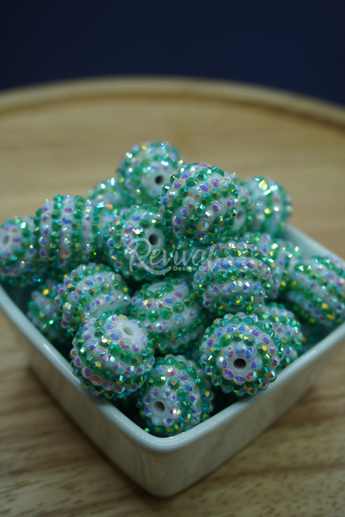 Minted Mayhem - Rhinestone Beads (Pack of 25)