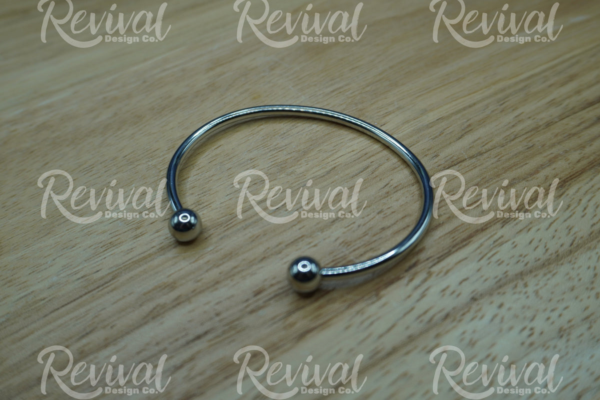 Beadable Steel Bracelet