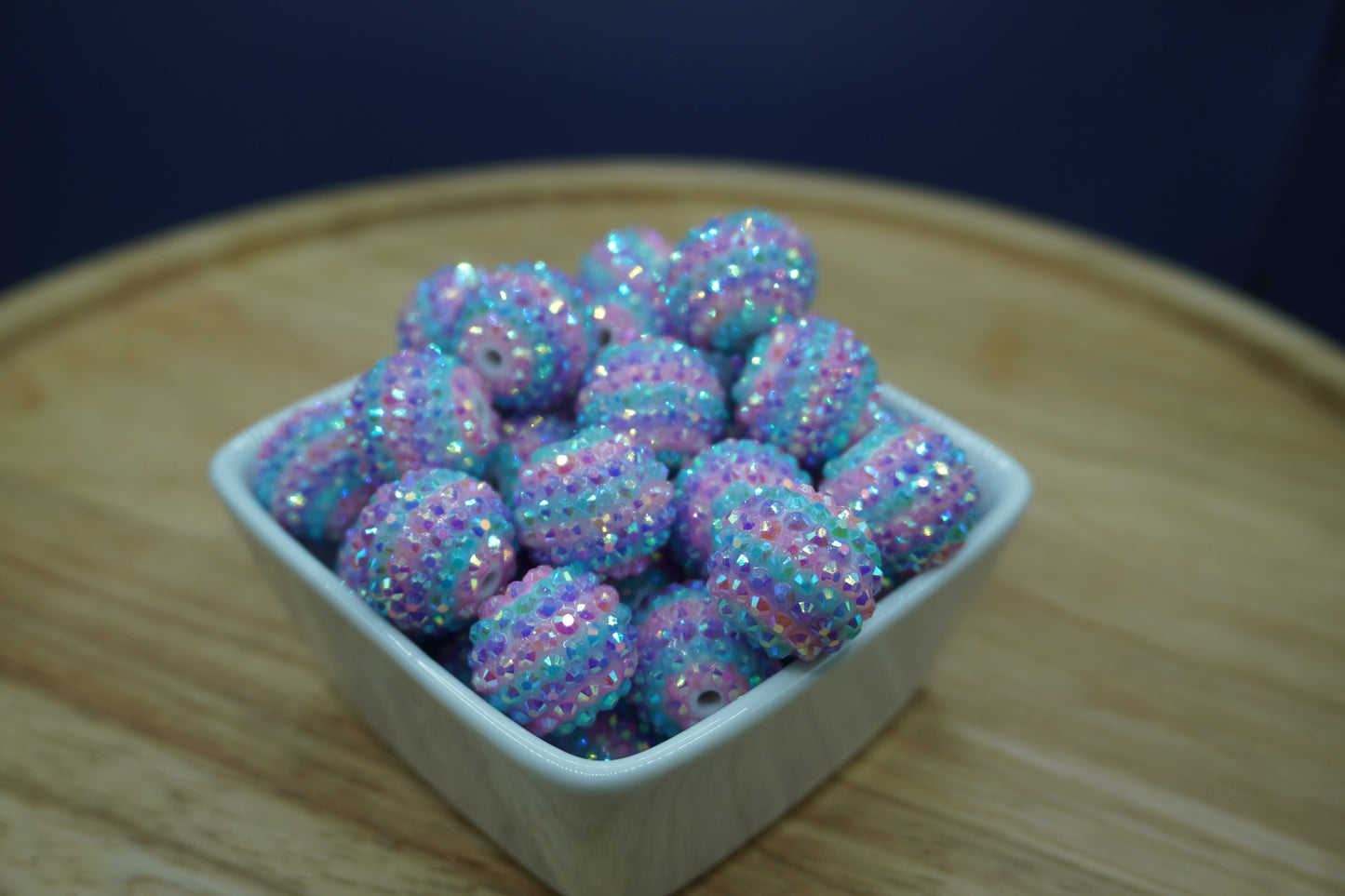 Poppin' Pastel - Rhinestone Beads (Pack of 25)