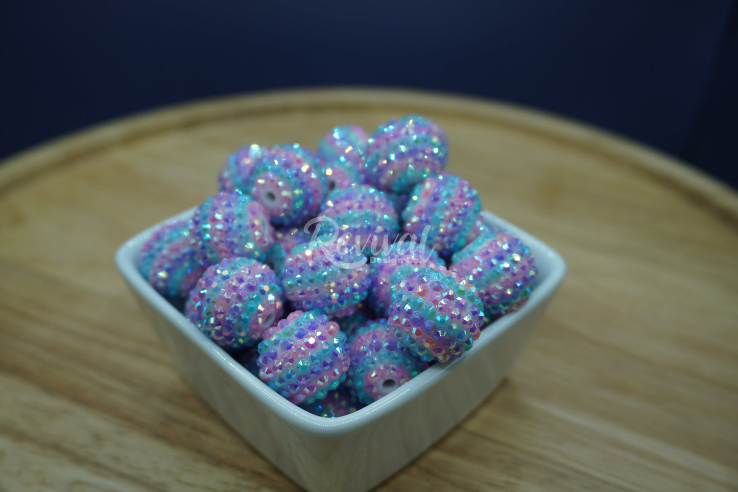 Poppin' Pastel - Rhinestone Beads (Pack of 25)