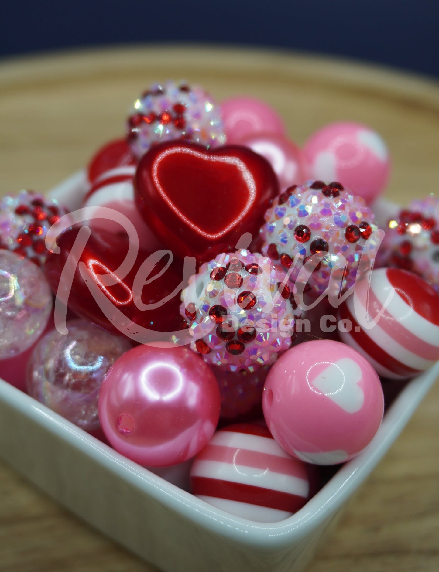20mm Acrylic Bead Scoop Mix - Valentine's Edition