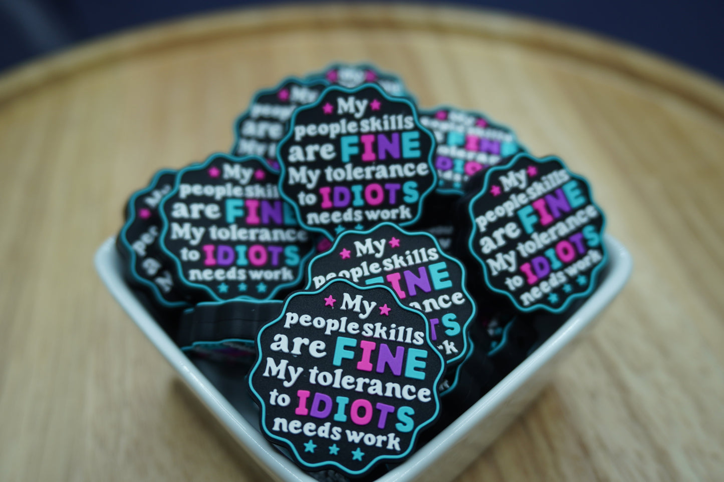 People Skills - Silicone Focal Bead