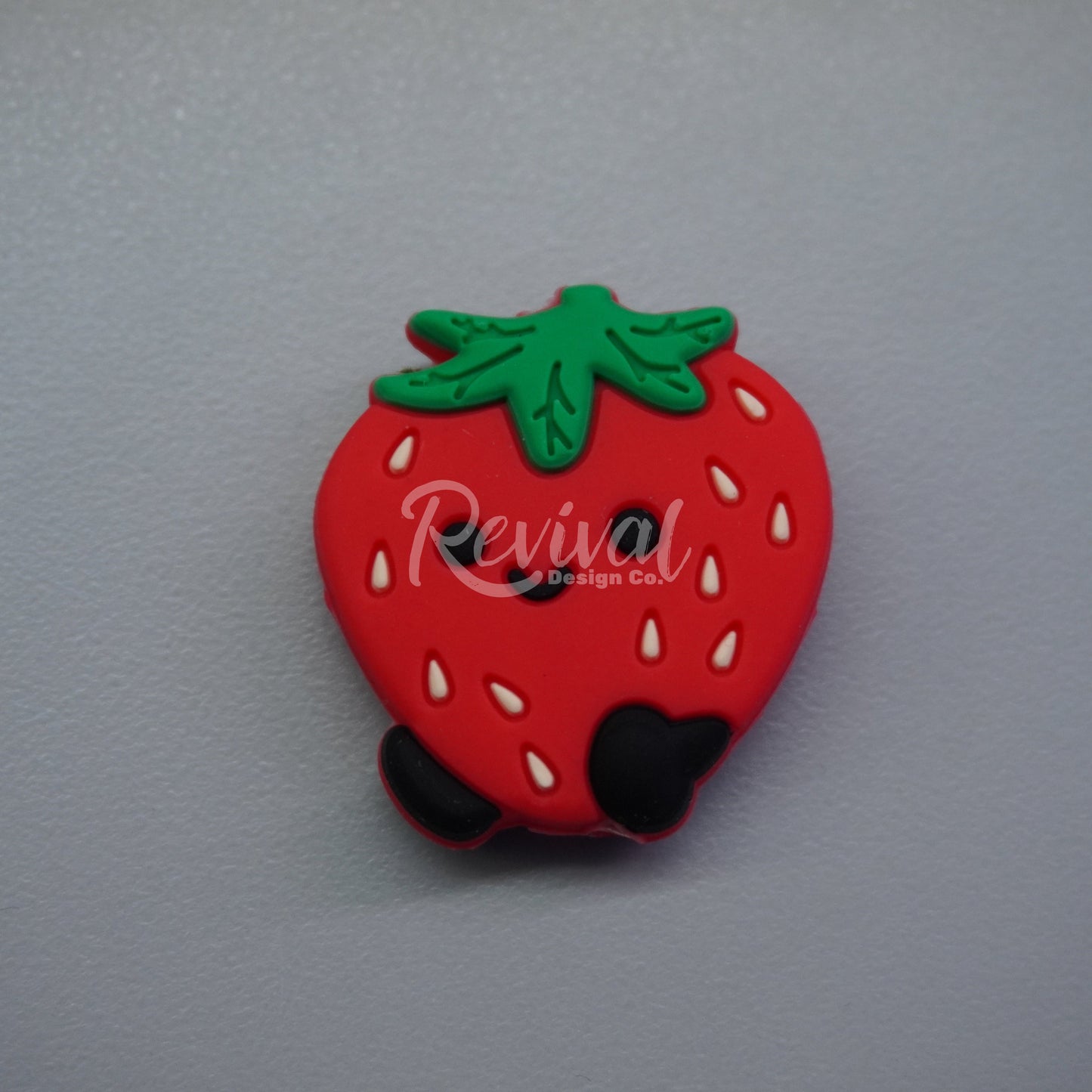 *DISCONTINUING* Strawberry Babe - Silicone Focal Bead