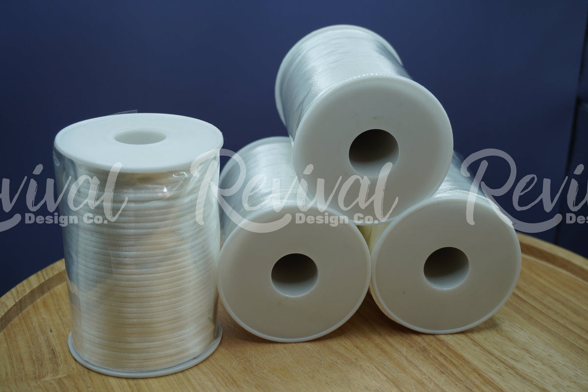 2mm Nylon Spool - White