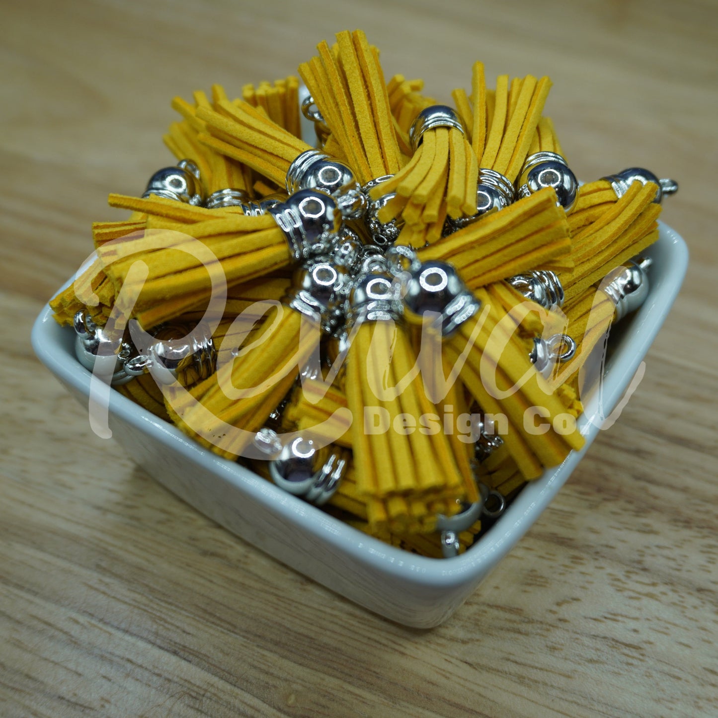 Small Mustard Tassel - 1.5"