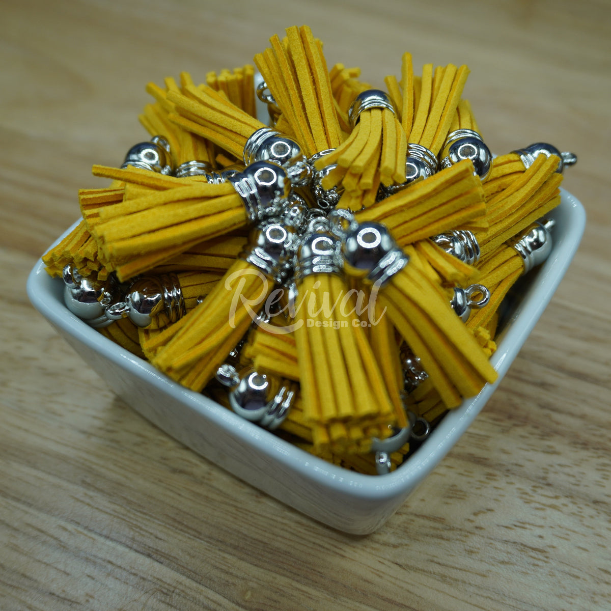 Small Mustard Tassel - 1.5"