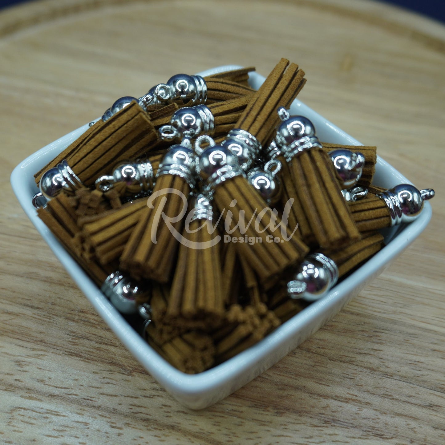 Small Coffee Tassel - 1.5"