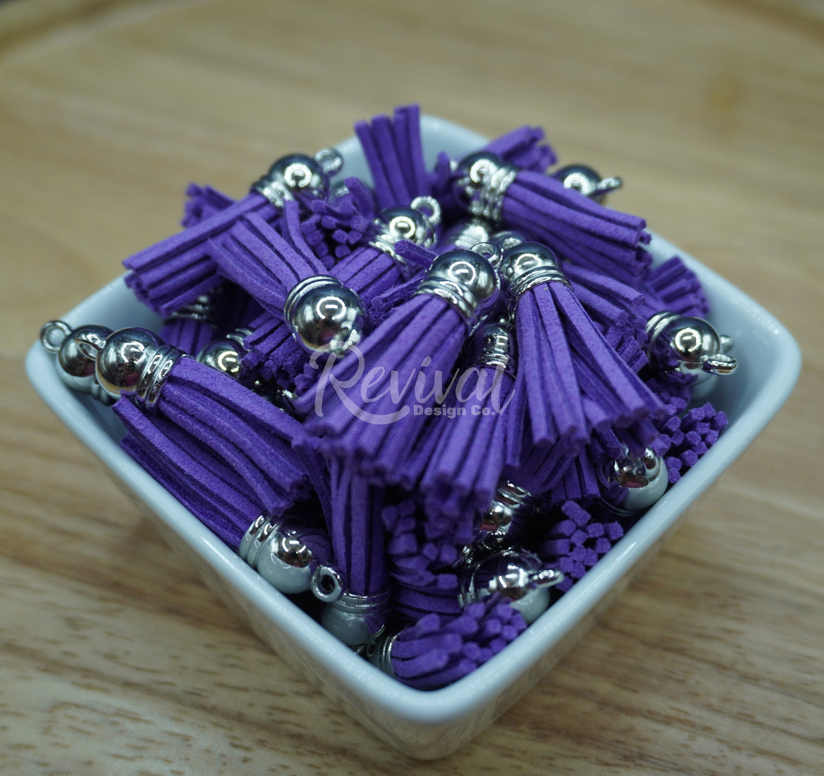 Small Frosted Grape Tassel - 1.5"