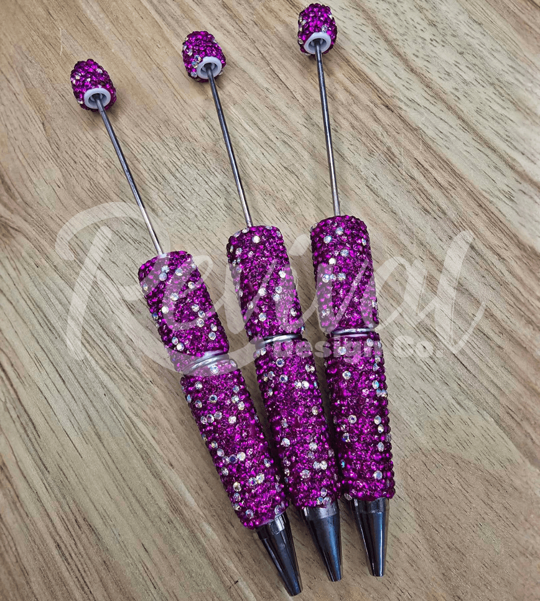 Rhinestone Beadable Pen - Dragon Fruit