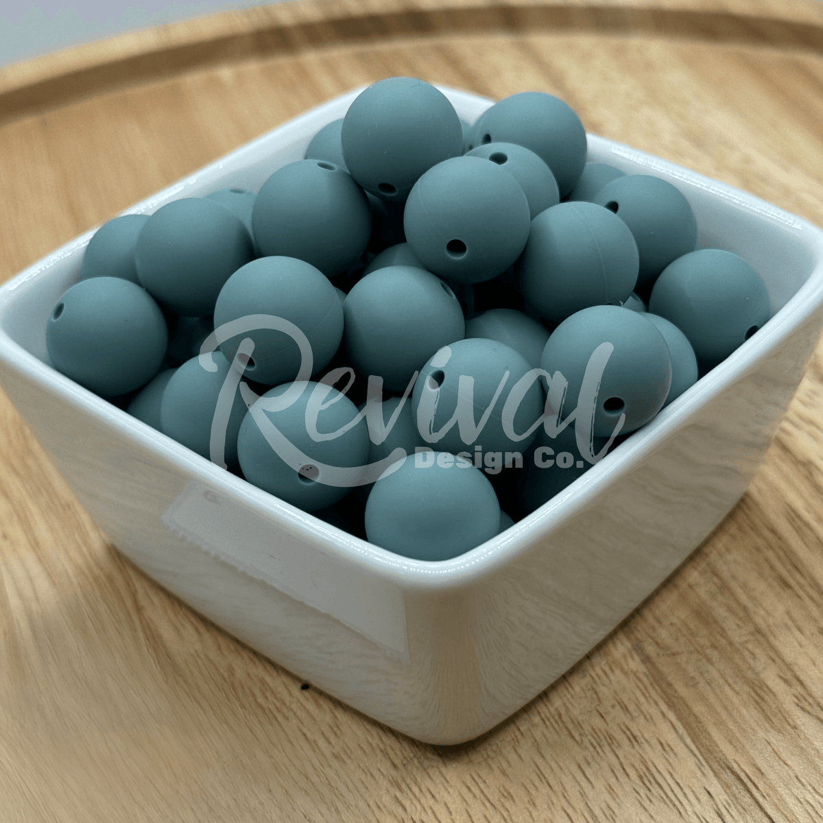 15mm Solid Color Silicone Bead - Dusk