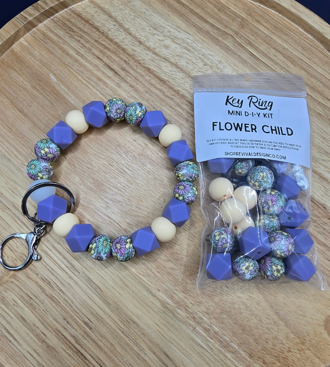 Mini DIY Wristlet Kit - Flower Child
