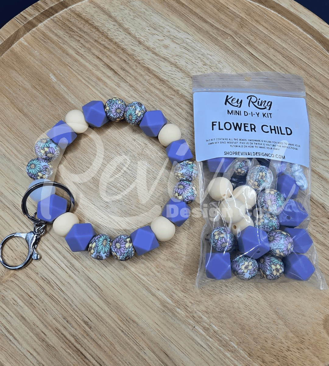 Mini DIY Wristlet Kit - Flower Child