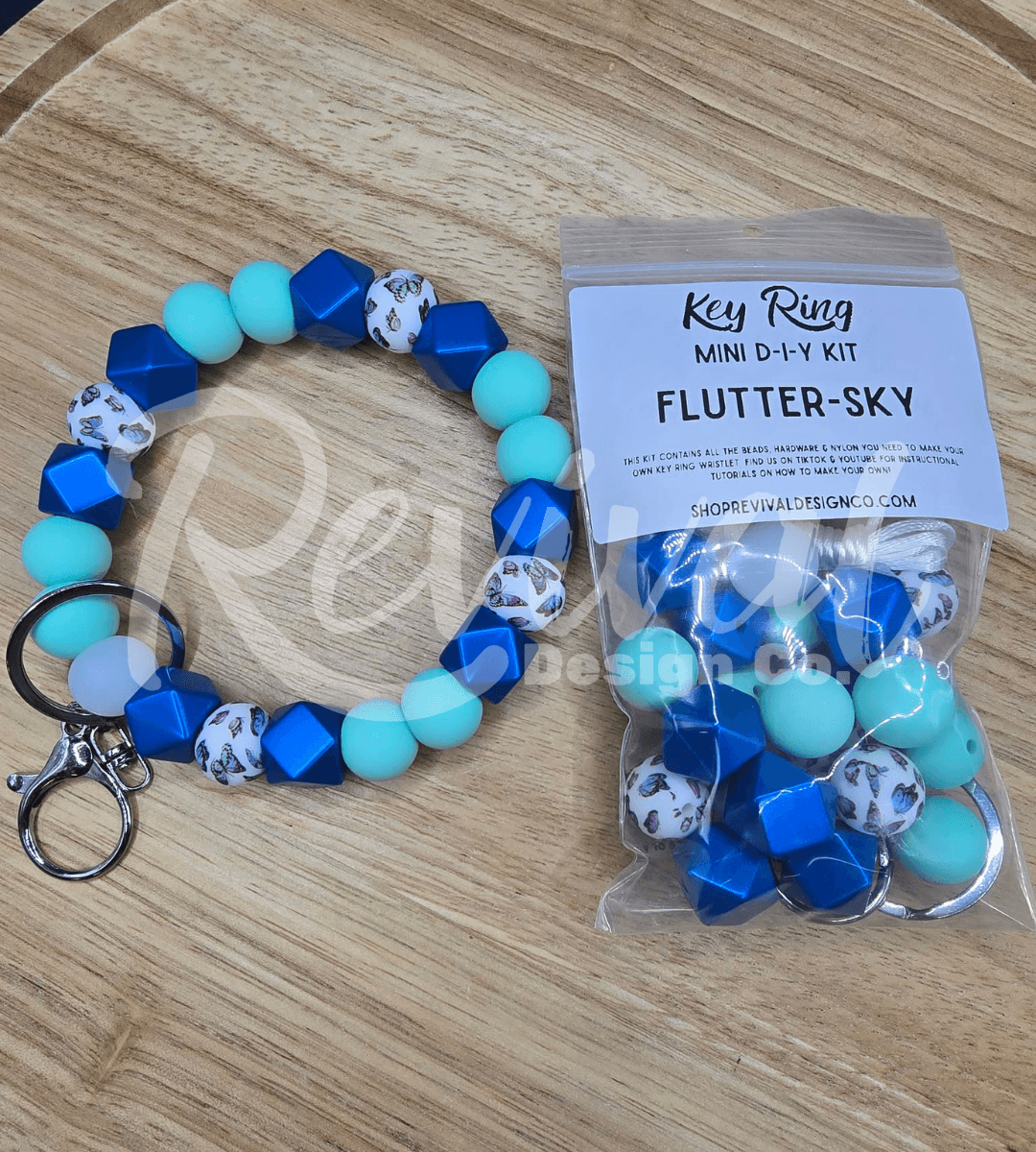 Mini DIY Wristlet Kit - Flutter-Sky