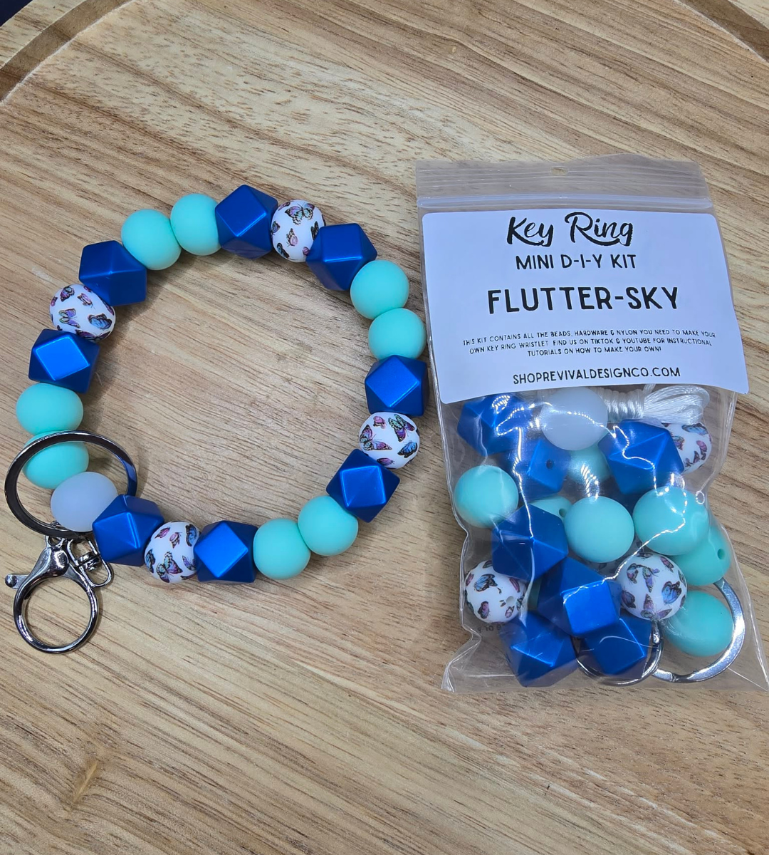 Mini DIY Wristlet Kit - Flutter-Sky