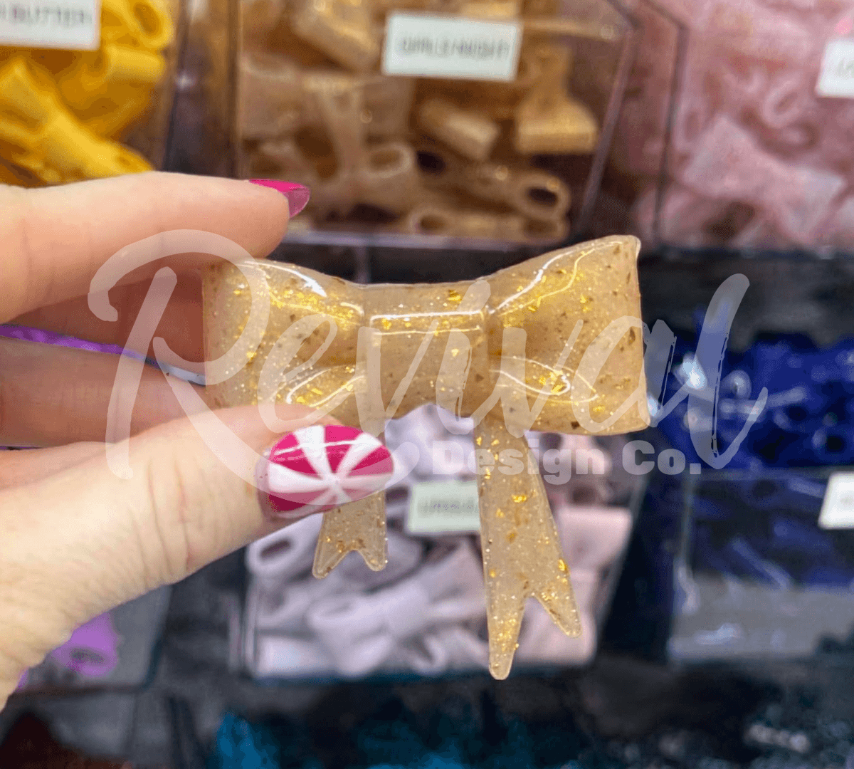 Girls Night - Silicone Bow Focal/Straw Topper