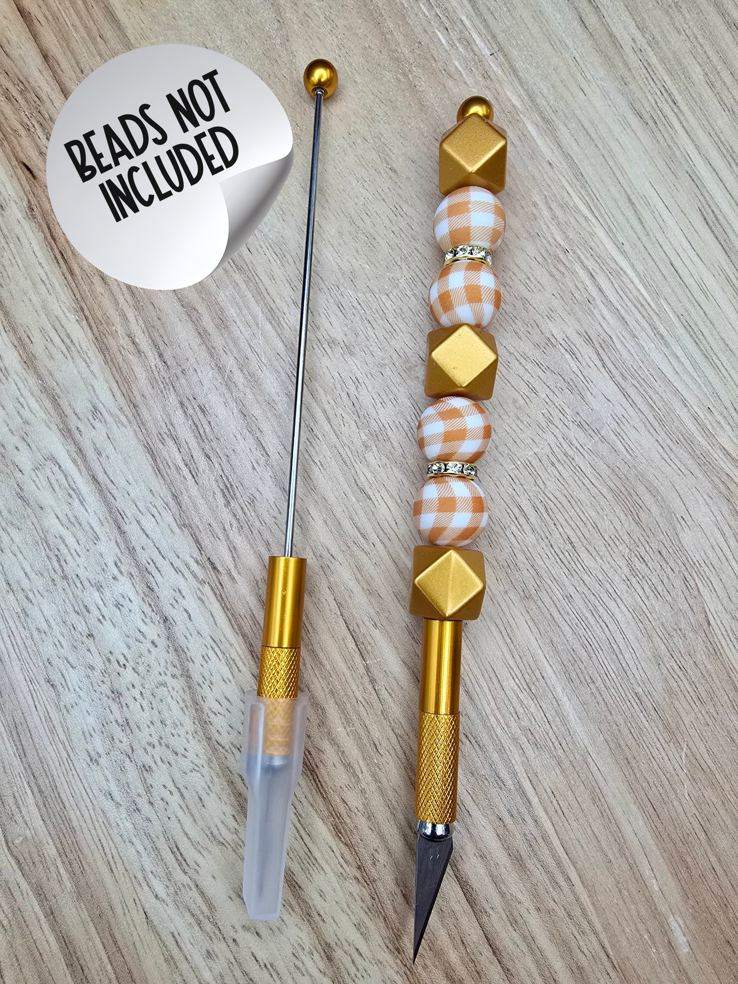 Beadable Craft Knife - Gold