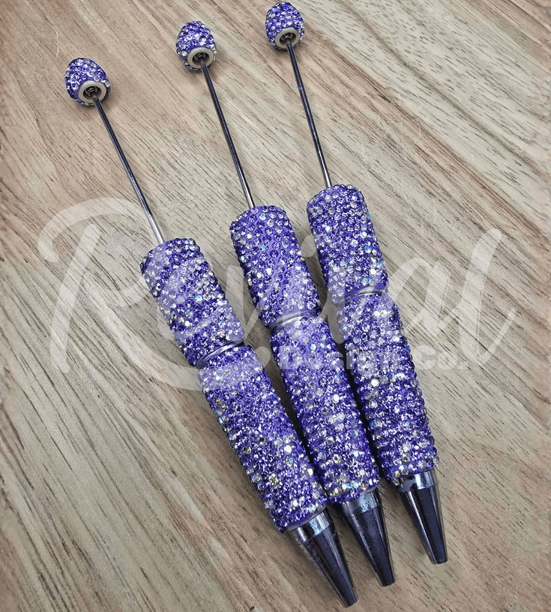 Rhinestone Beadable Pen - Hyacinth