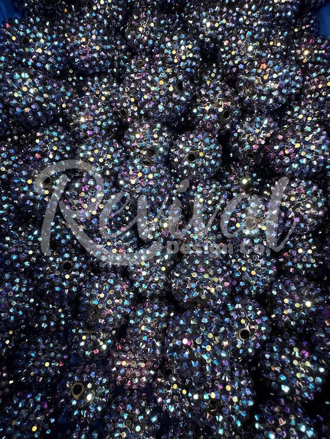 20mm Rhinestone - Purple Haze