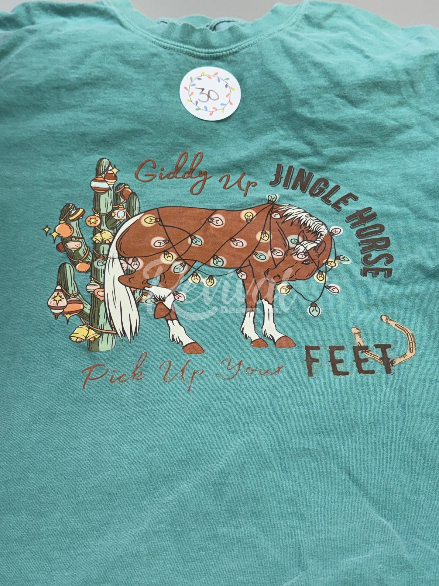 *Gently Worn* Jingle Horse Shirt (2XL)