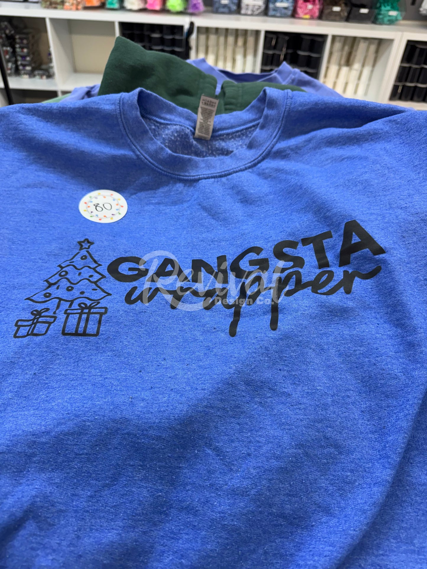*Gently Worn* Gangsta Wrapper Crewneck (2XL)