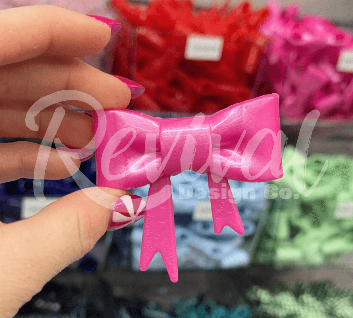 Margo - Silicone Bow Focal/Straw Topper