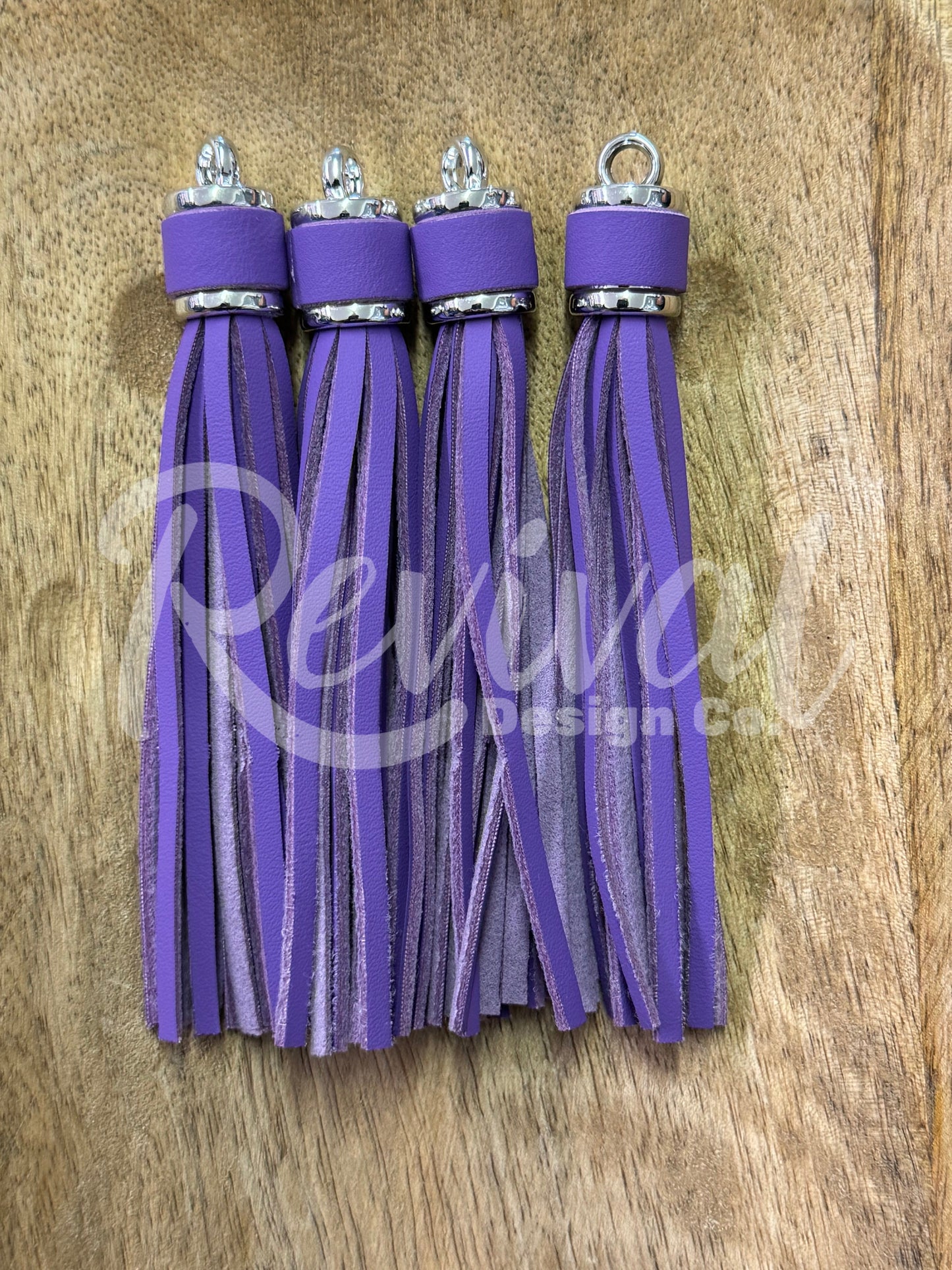 Large Violet Tassel - 4"