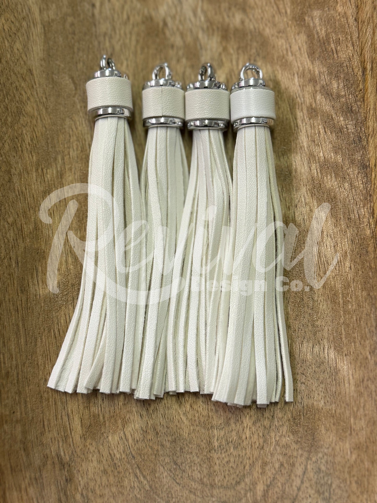 Large White Tassel - 4"