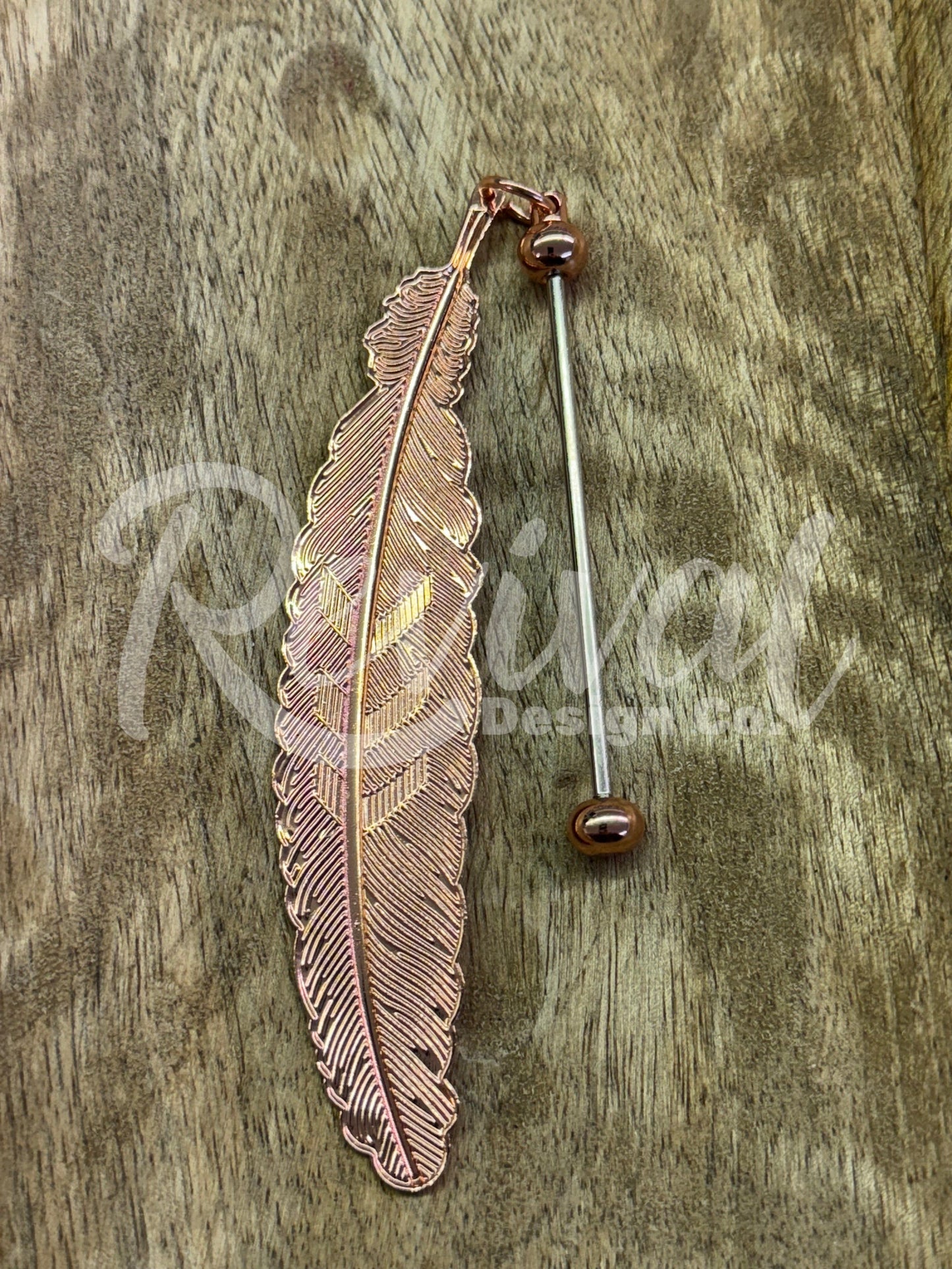 Beadable Feather Bookmark