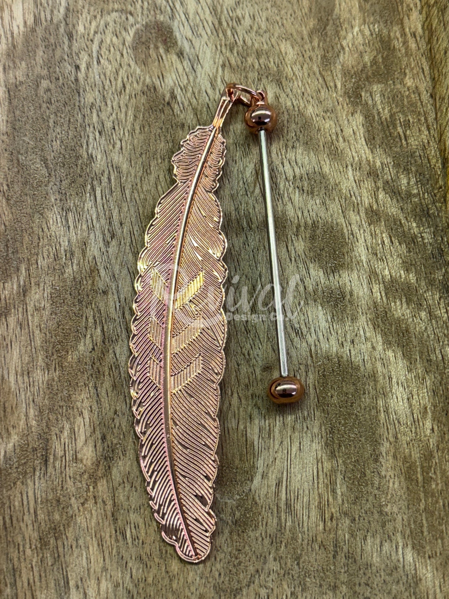 Beadable Feather Bookmark