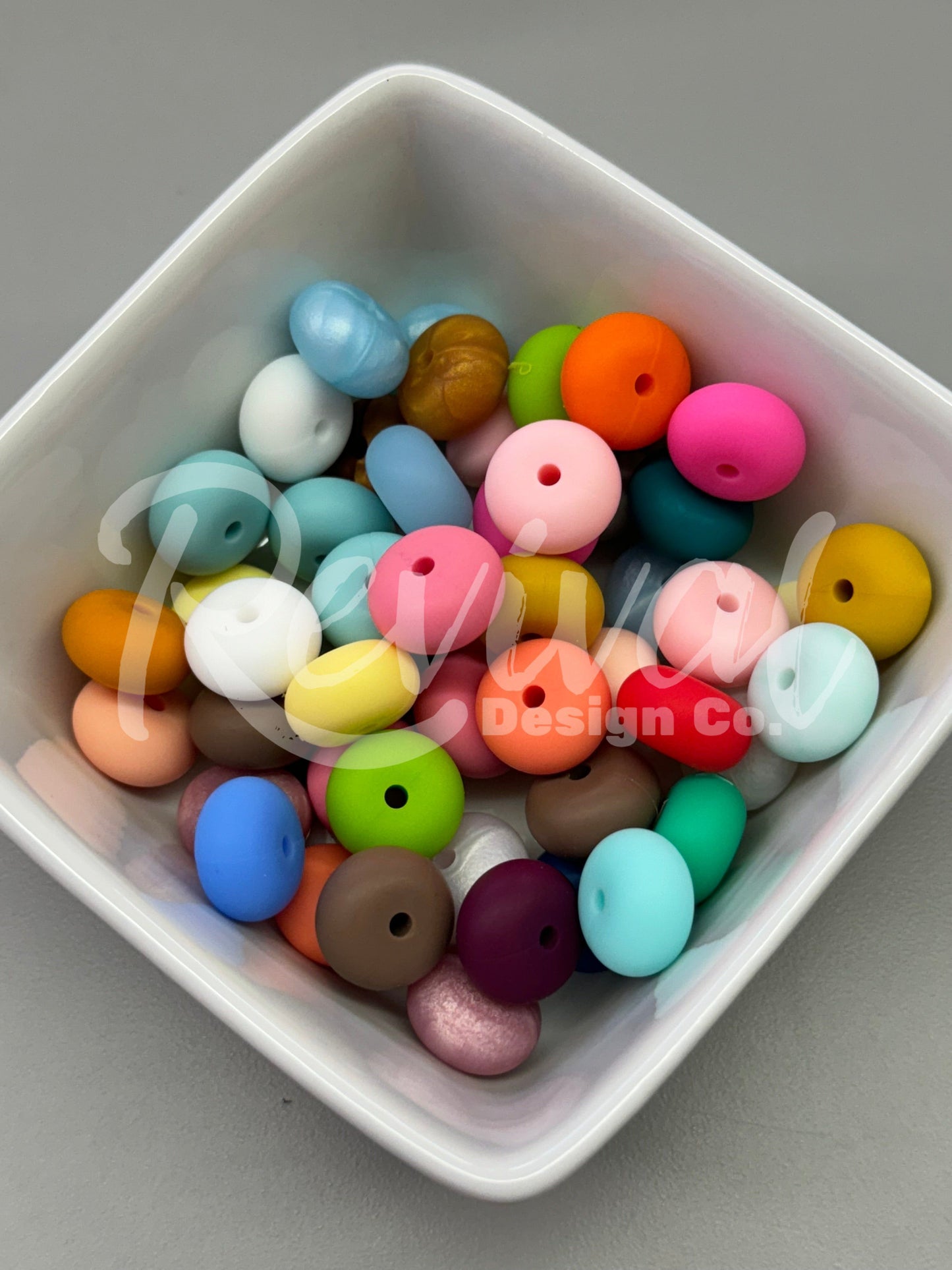 Silicone Abacus Bumpers - Confetti - Pack of 50