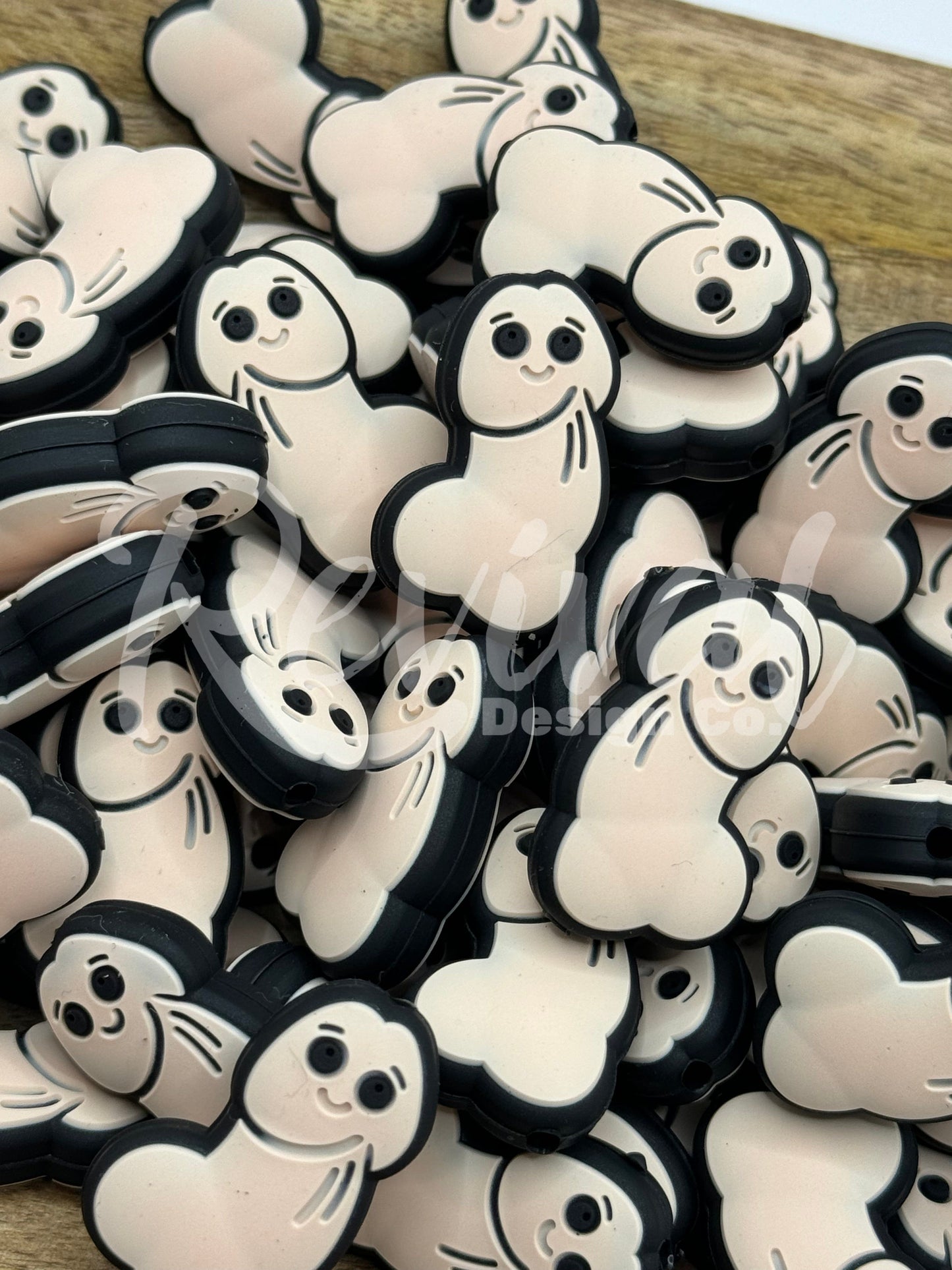 Wieners - Silicone Focal Bead