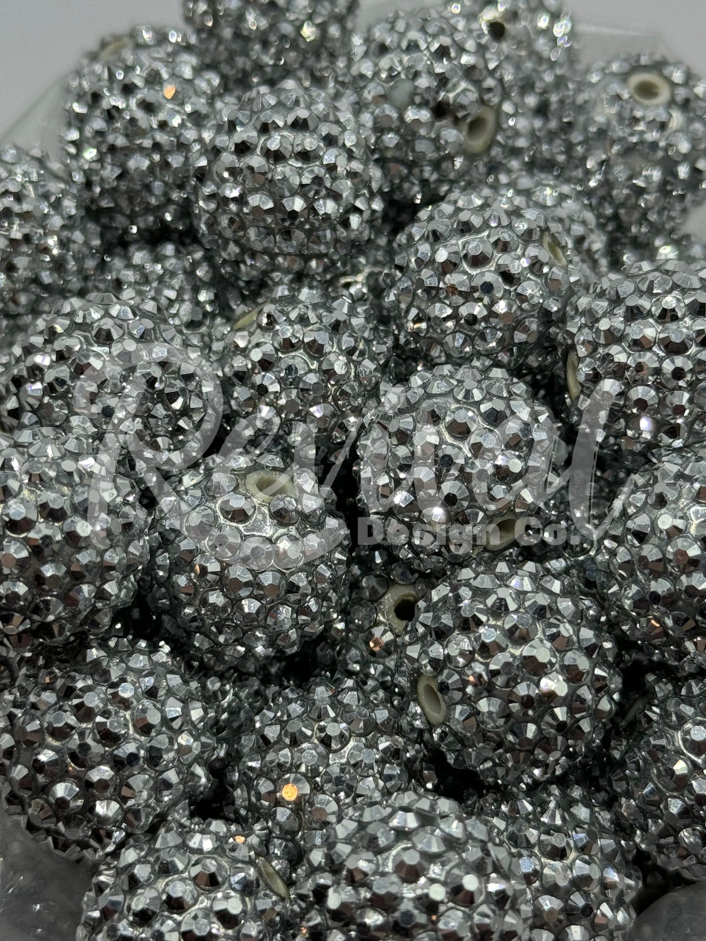 20mm Rhinestone - Silver