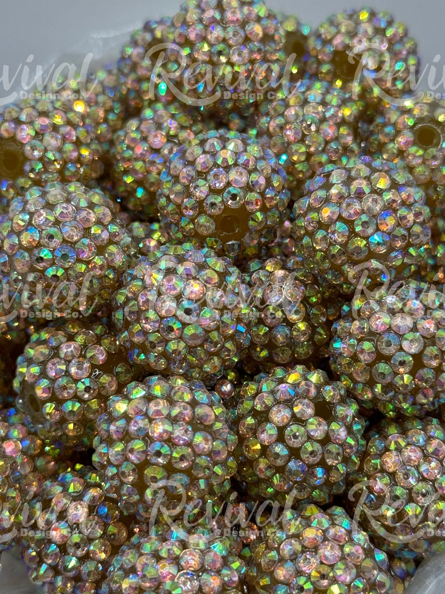 20mm Rhinestone - Fool's Gold