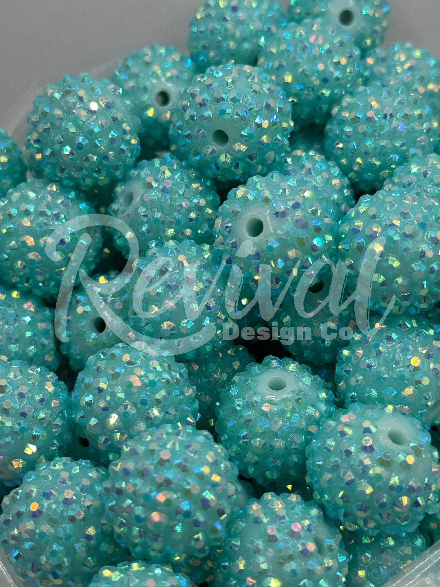 20mm Rhinestone - Teal