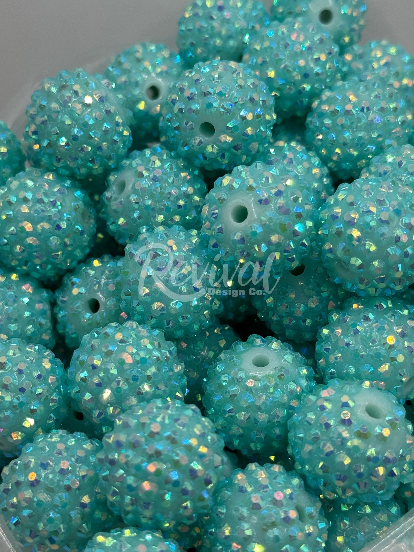 20mm Rhinestone - Teal