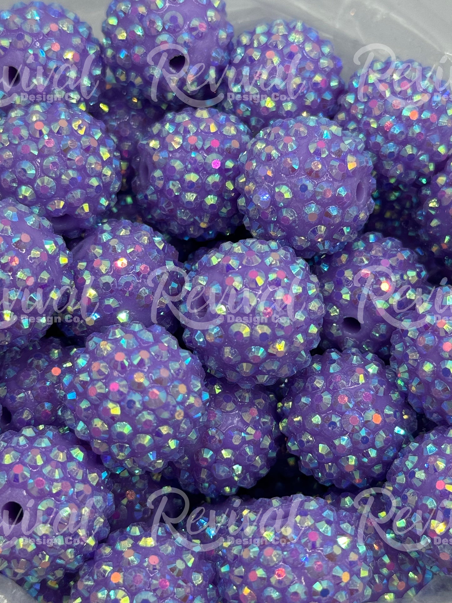 20mm Rhinestone - Lavender