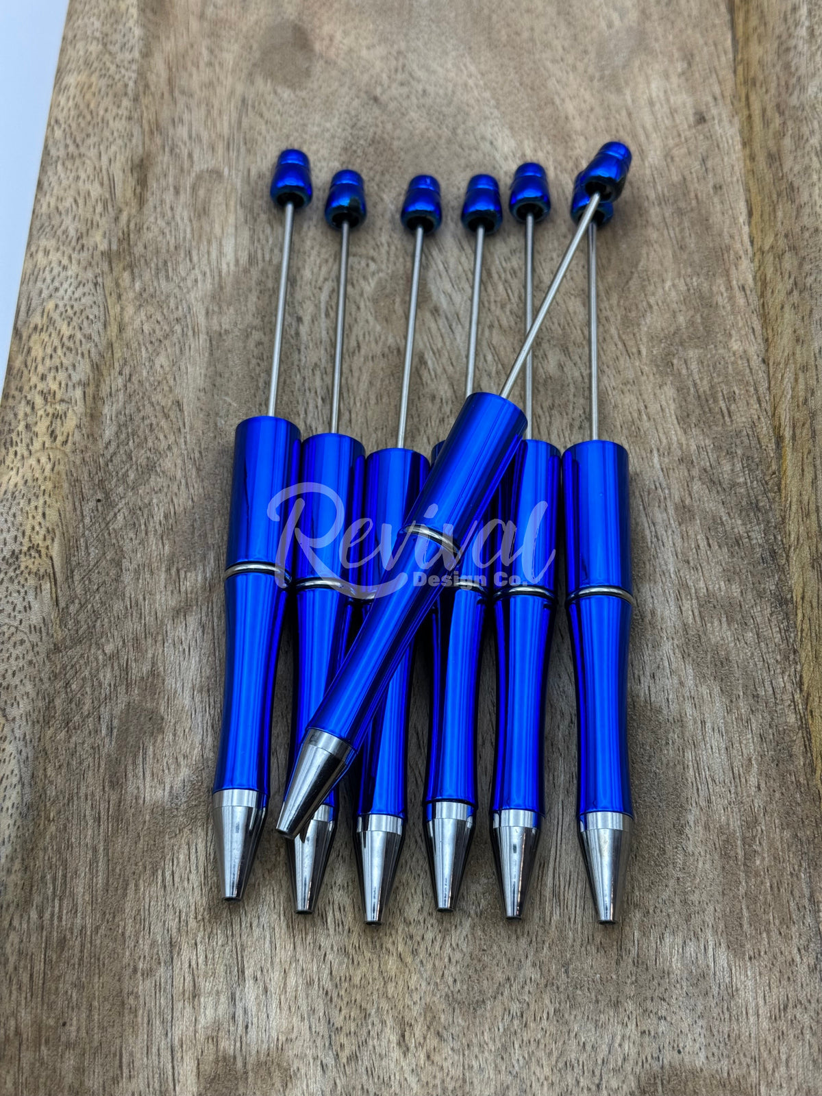 Metallic Revival Blue - Beadable Pen Base