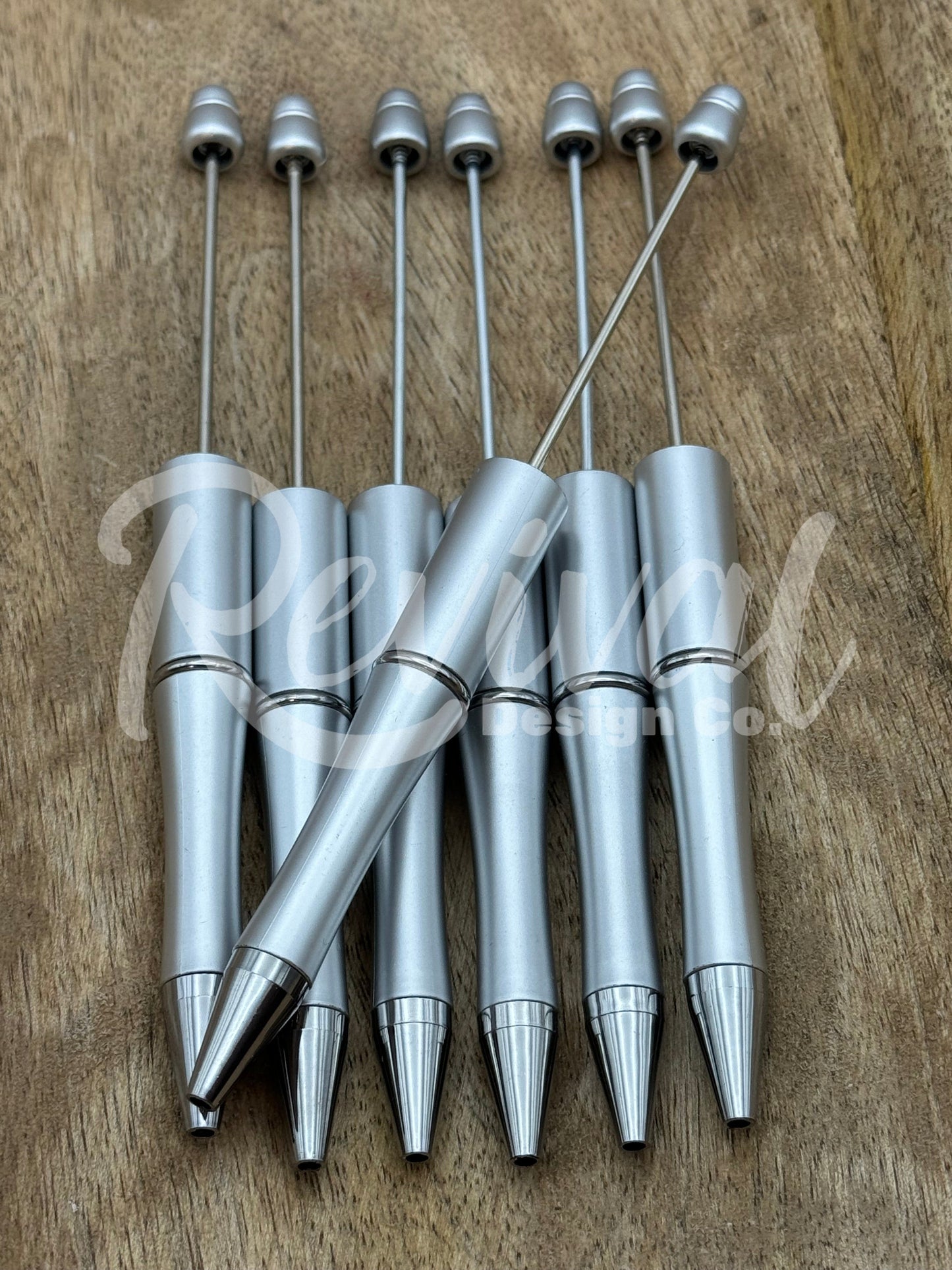 Matte Silver - Beadable Pen Base